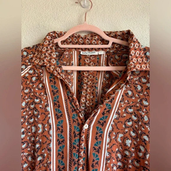 Roller Rabbit Naia Midi Shirtdress Coverup - Picture 5 of 13